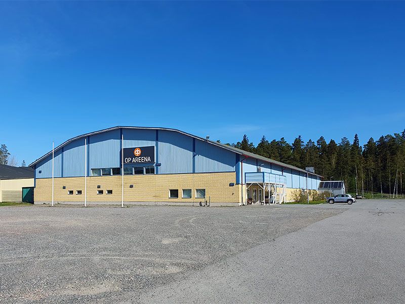 Loimaan Jäähalli sijaitsee Kaunismäenkadulla